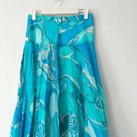 NWOT ！Pucci Orchidee high-rise cotton maxi skirt - Picture 6 of 12